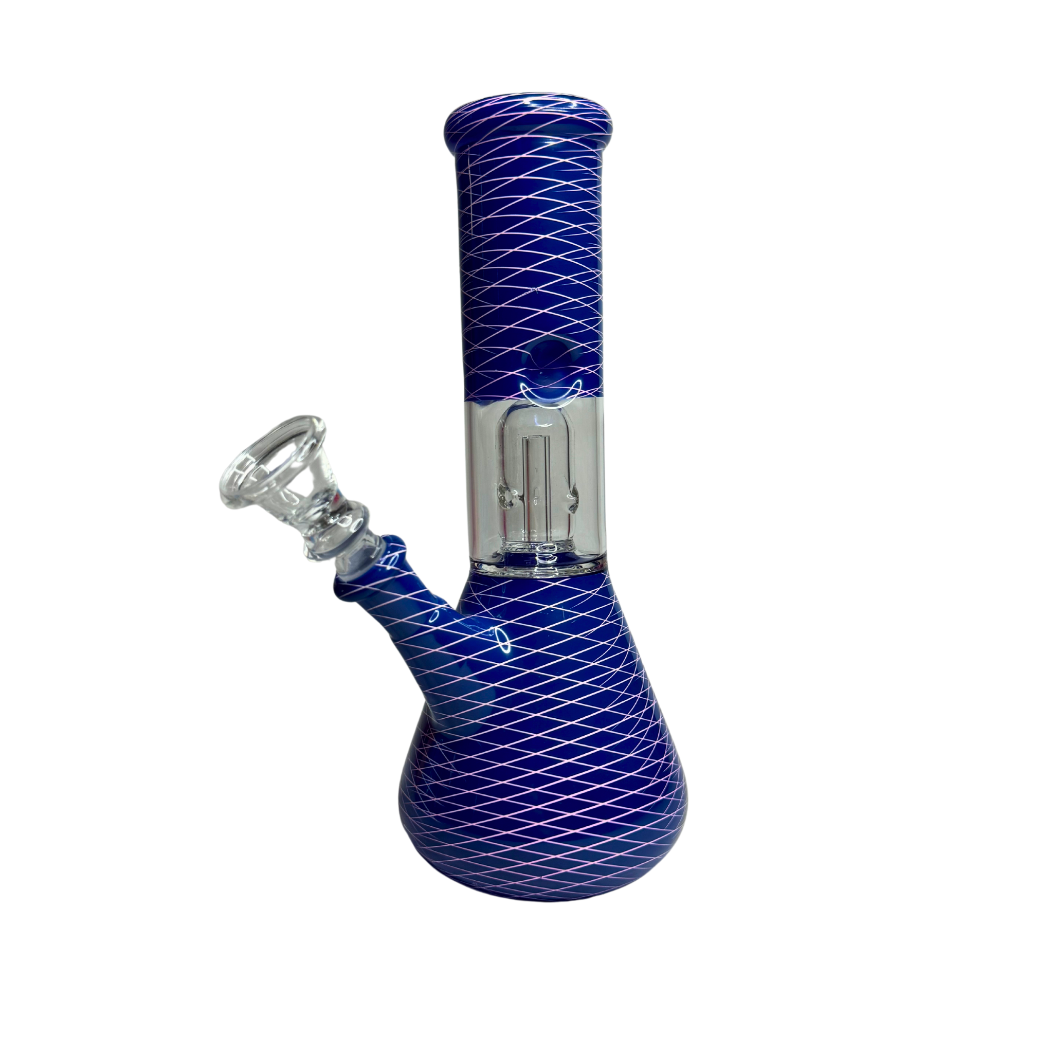 Bong Pyrex 20cm Azul Lineas