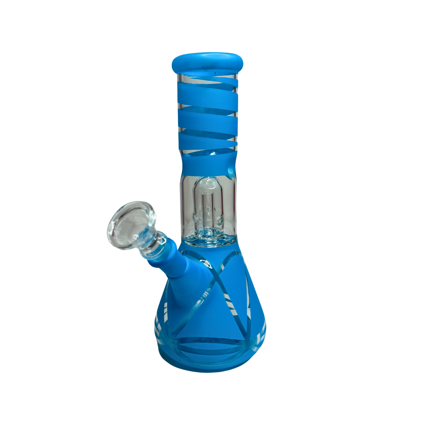 Bong Pyrex 20cm Celeste Lineas