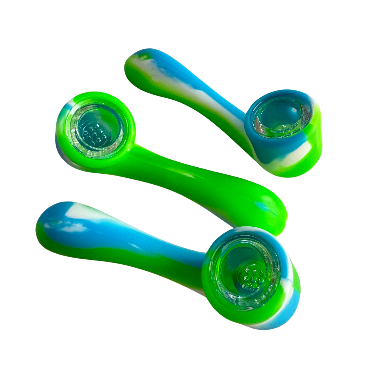 Pipa Silicona Clasica 11cm Verde