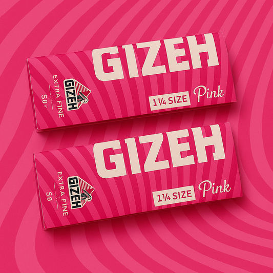 💗 PAPELILLOS GIZEH PINK – 1¼ Size Extra Fine