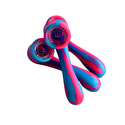 Pipa Silicona Clasica 11cm Celeste