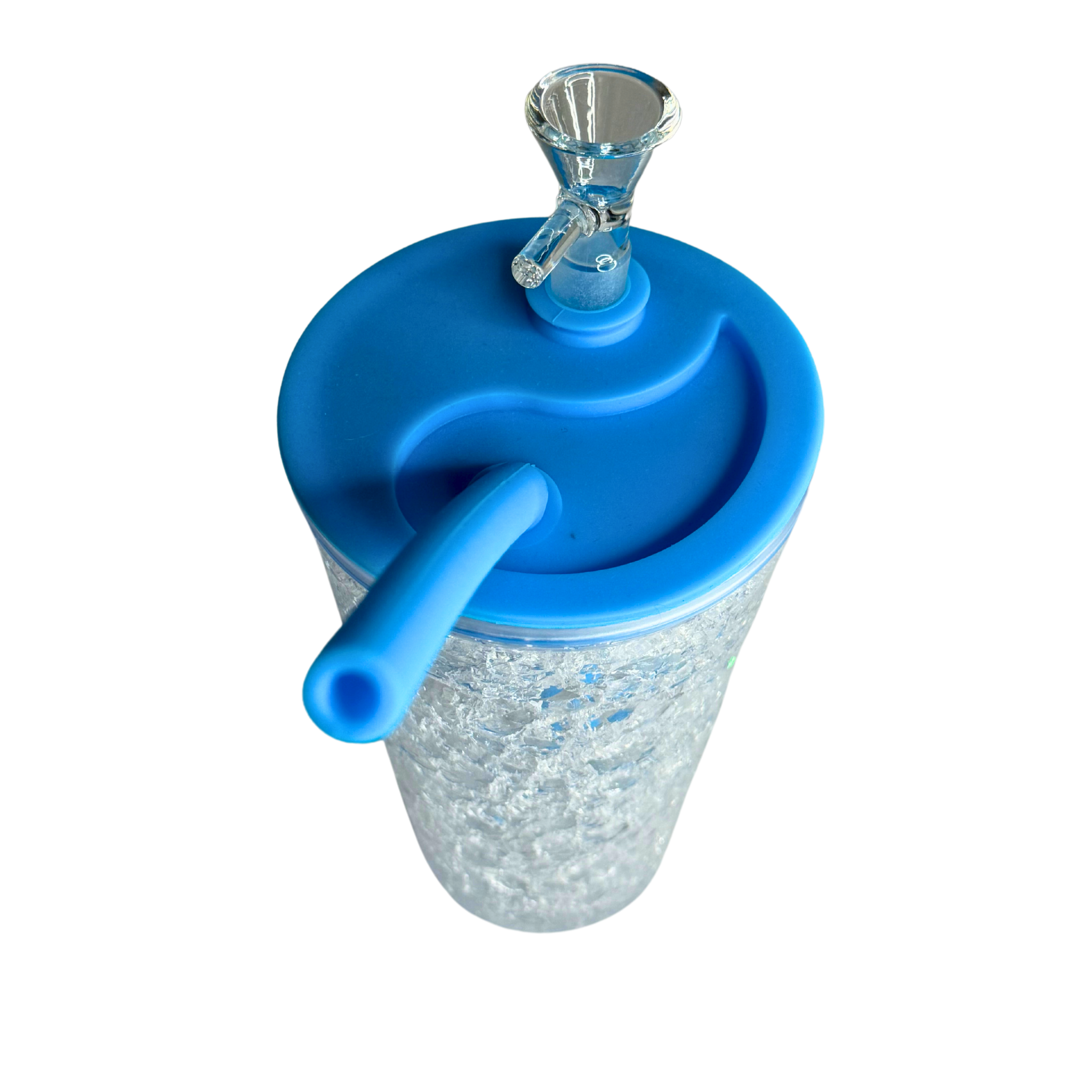 Bong Vaso de Silicona y Plástico Freeze