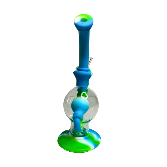 Bong 20cm Glass  Ball Verde