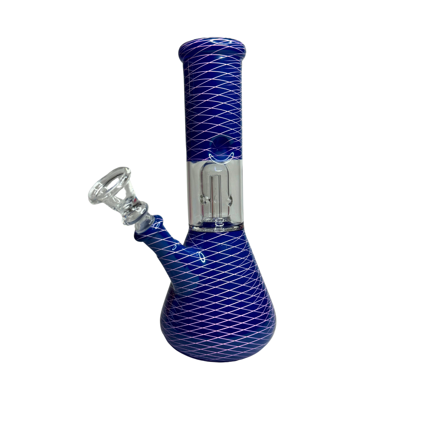 Bong Pyrex  20cm Azul Lineas