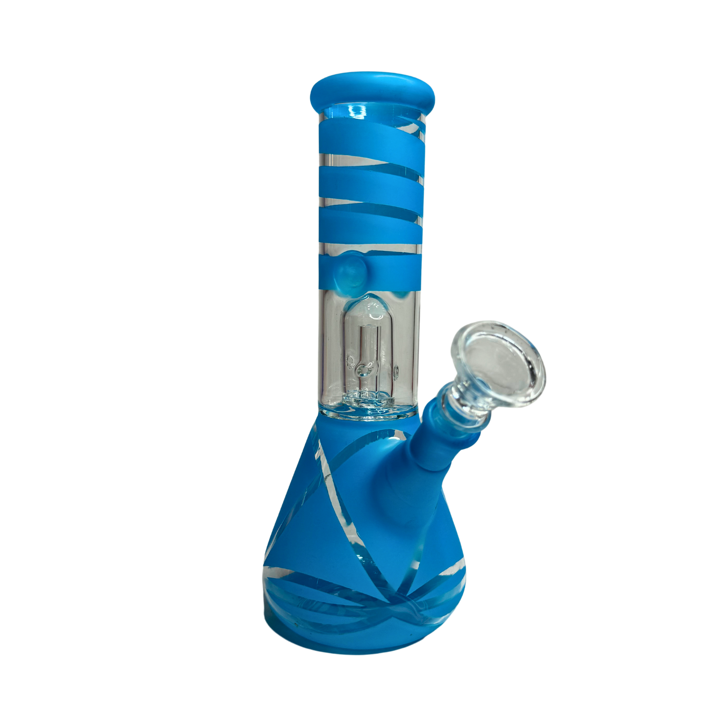 Bong Pyrex 20cm Celeste Lineas