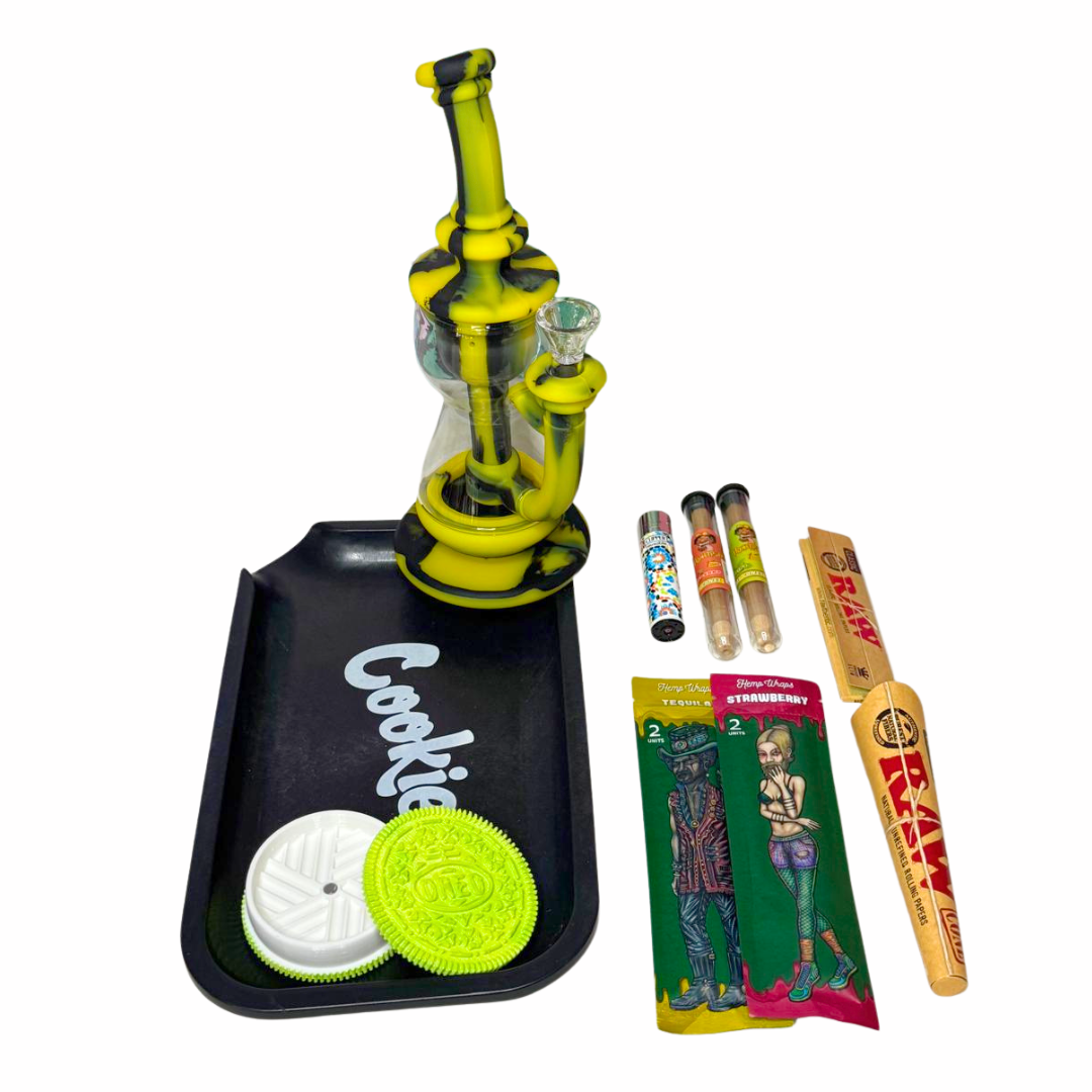 Pack Bong Lámpara 24 cm + Accesorios | GoodHumos