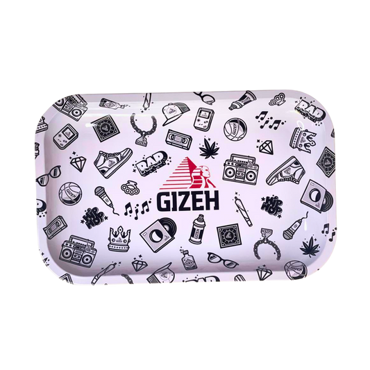 Bandeja Gizeh Metálica Mediana Blanca Music