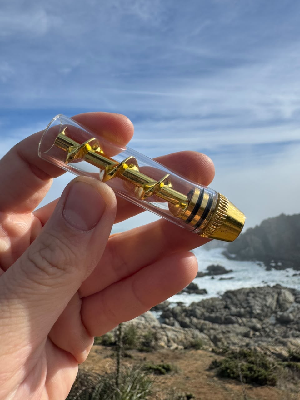 Pipa de Pyrex Twisty Glass Blunt