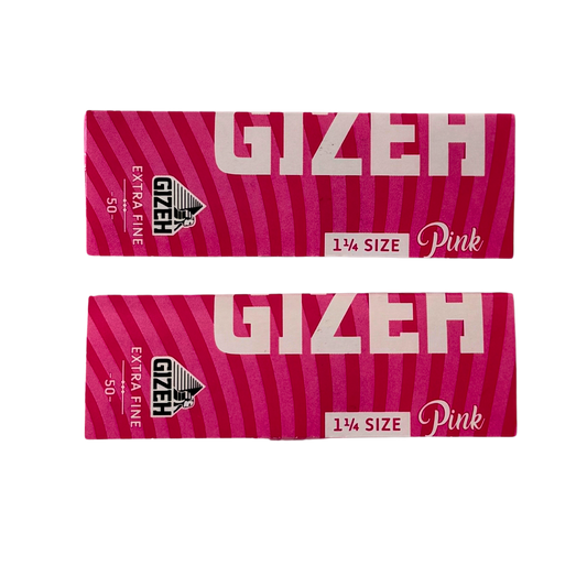💗 PAPELILLOS GIZEH PINK – 1¼ Size Extra Fine