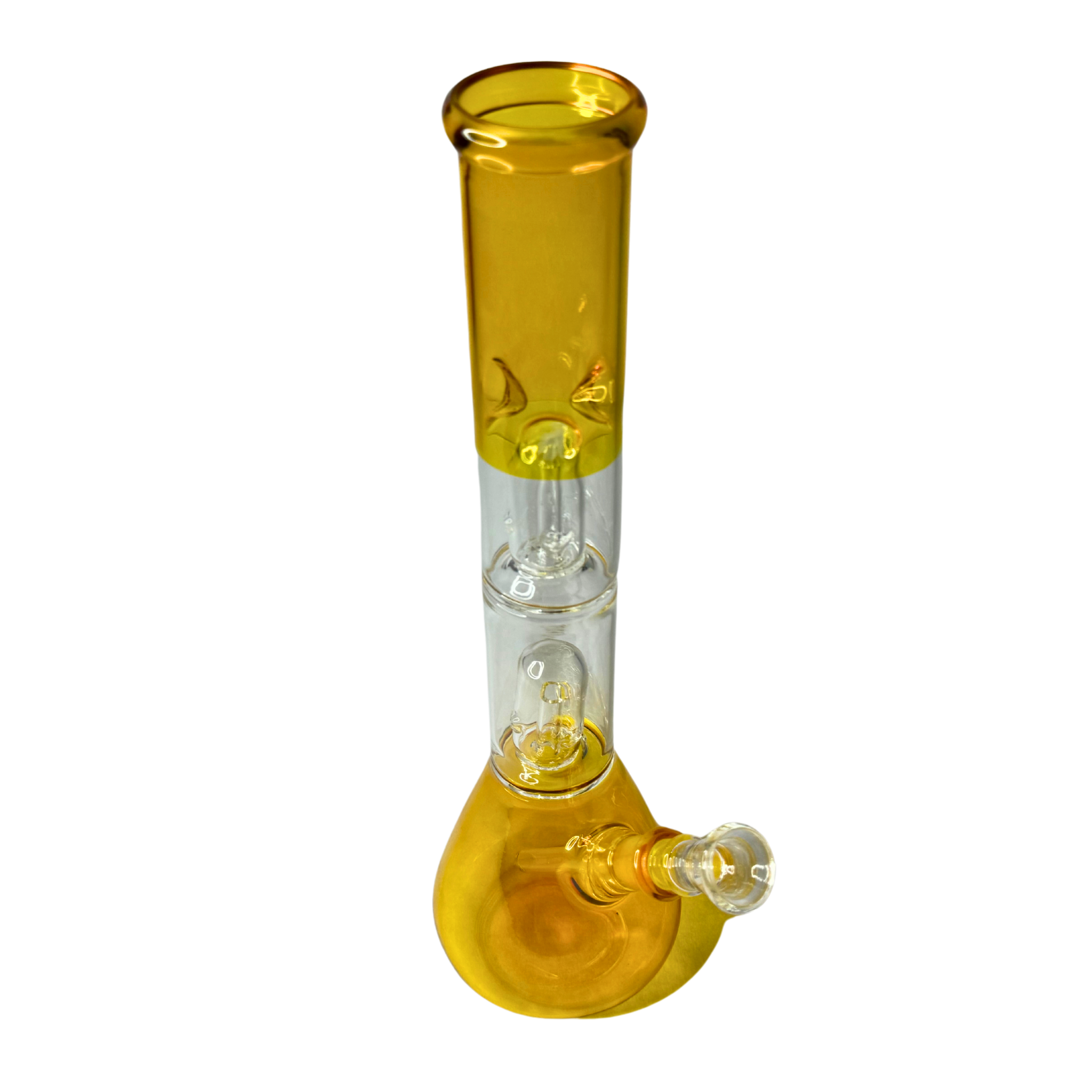 Bong Pyrex 30cm Amarillo Transparente