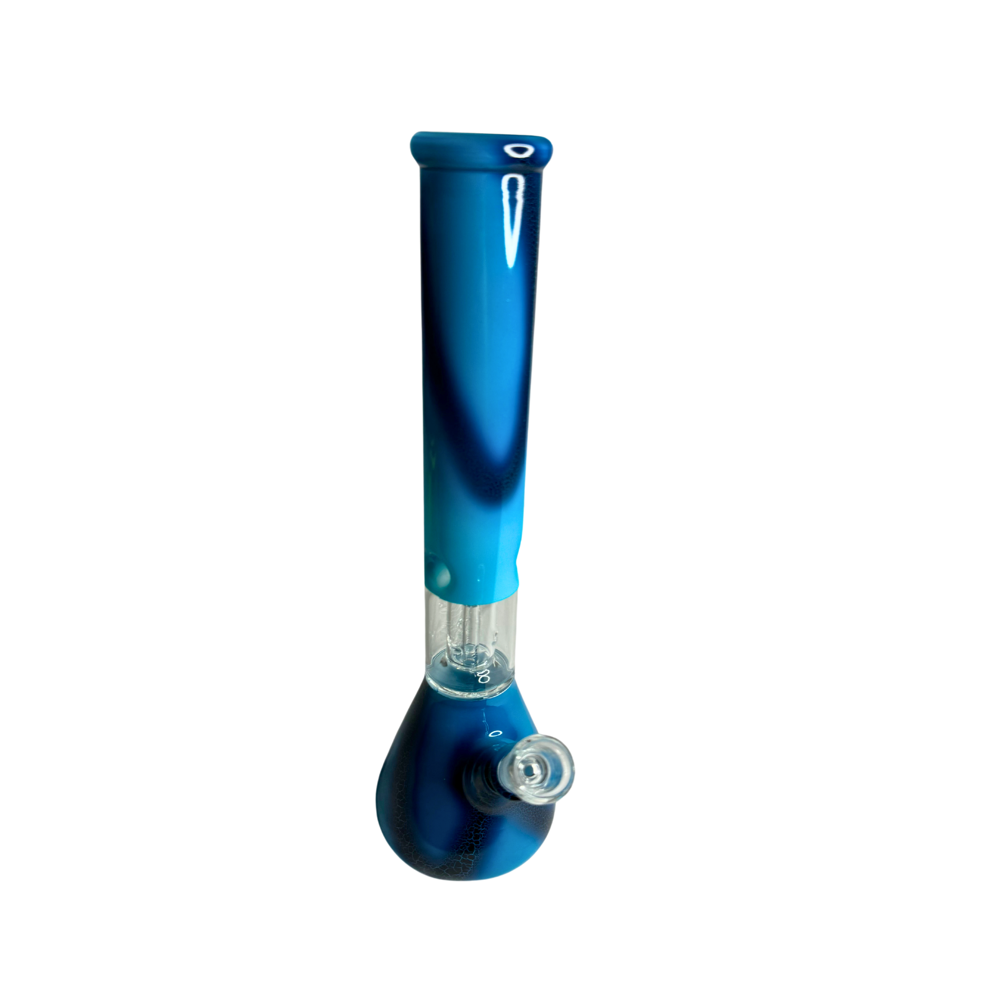 Bong Pyrex 30cm Celeste y Negro