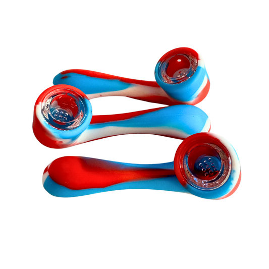 Pipa Silicona Clasica 11cm Naranja