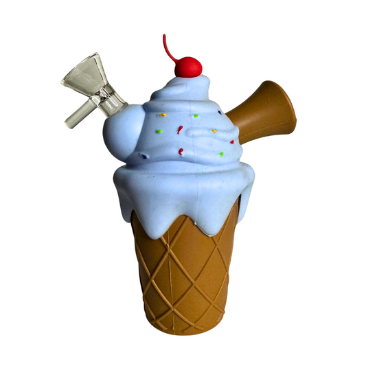 Bong Helado Celeste 15cm