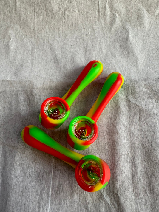 Silicon Pipe Verde Roja